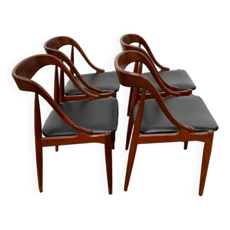 Set of 4 Scandinavian Johannes Andersen chairs
