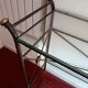Glass and wrought iron console