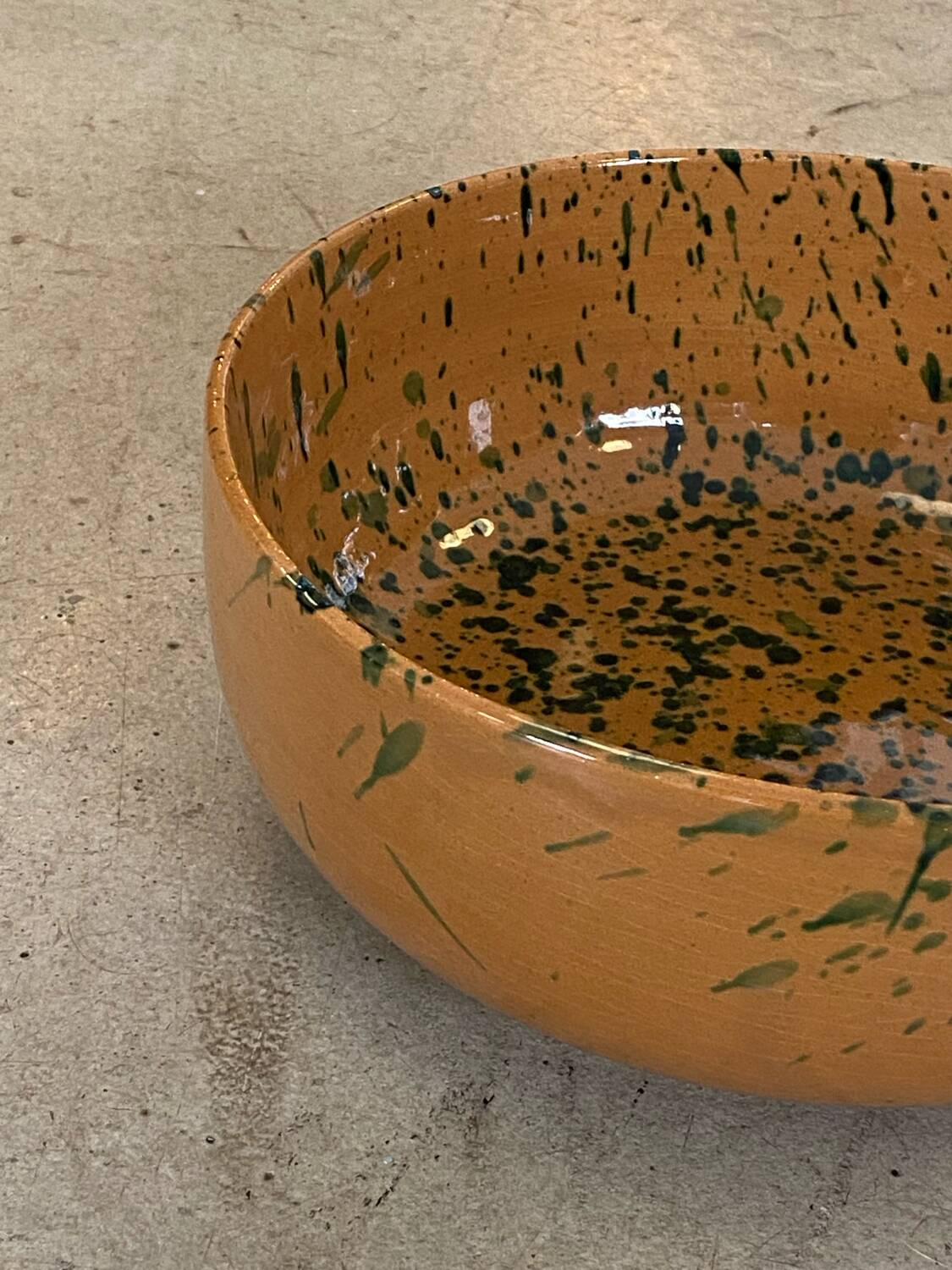 Terracotta salad bowl