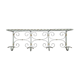 Antique wrought iron coat rack
