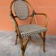 4 chaises Bistrot Parisienne Paris Rotin & scoubidou