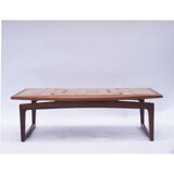 Longue table basse Gplan scandinave vintage
