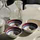 Vintage Italian Fruit Salad Set: Salad Bowl and 8 Bowls