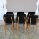 Série de  chaises Baumann Pégase