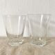 Verres à eau vintage dépareillés