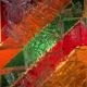 Cosack Leuchten colourful glass mosaic wall lamp