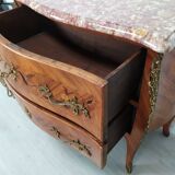 Curved chest of drawers louis XV