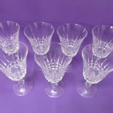 Cristal d'Arques red wine glasses