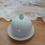 Beurrier individuel en porcelaine