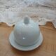Individual porcelain butter dish