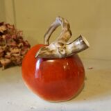 Set théière de Lucien Michelaud pour Limoges en forme de pomme