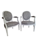 Paire de fauteuils cabriolets Louis XVI