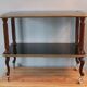 Table d'appoint vernie 2 niveaux 1960