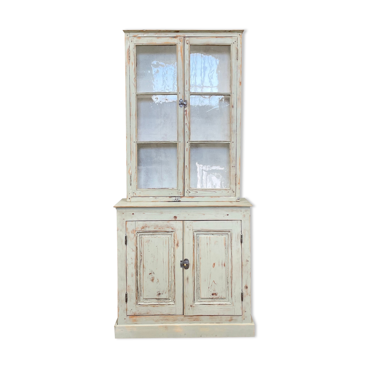 Two-body display cabinet, circa 1900