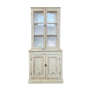 meuble deux corps vitrine,