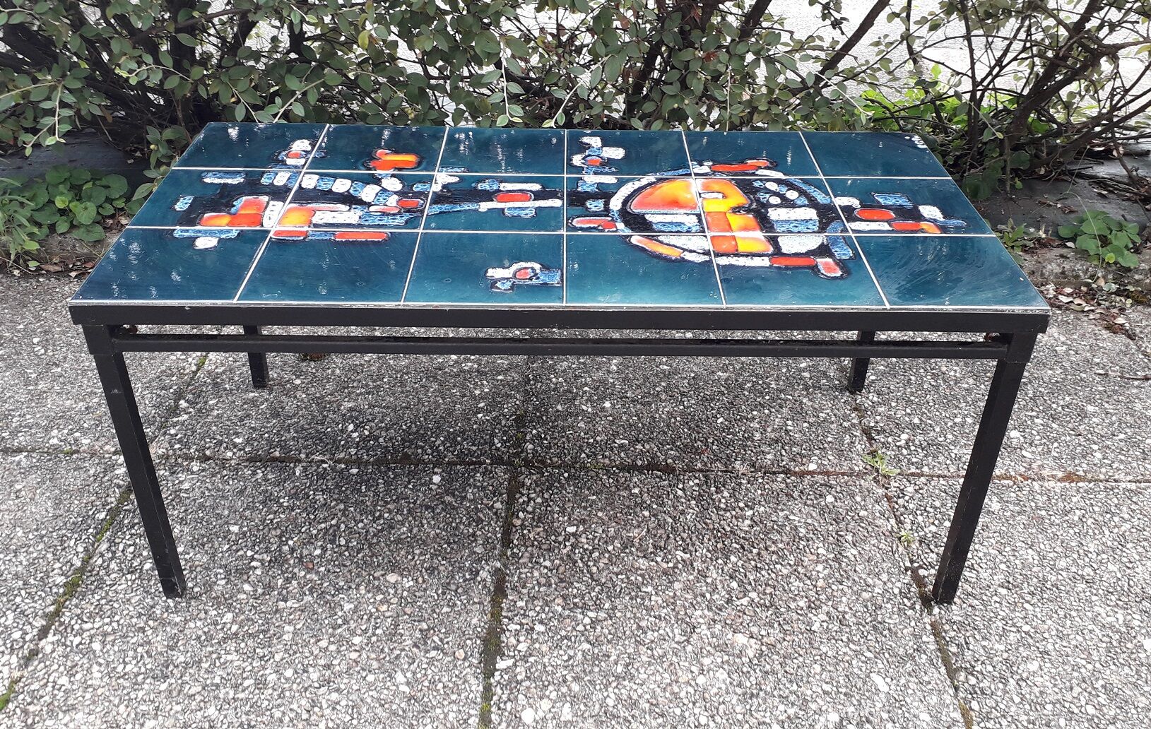 Table basse céramique signé Adri