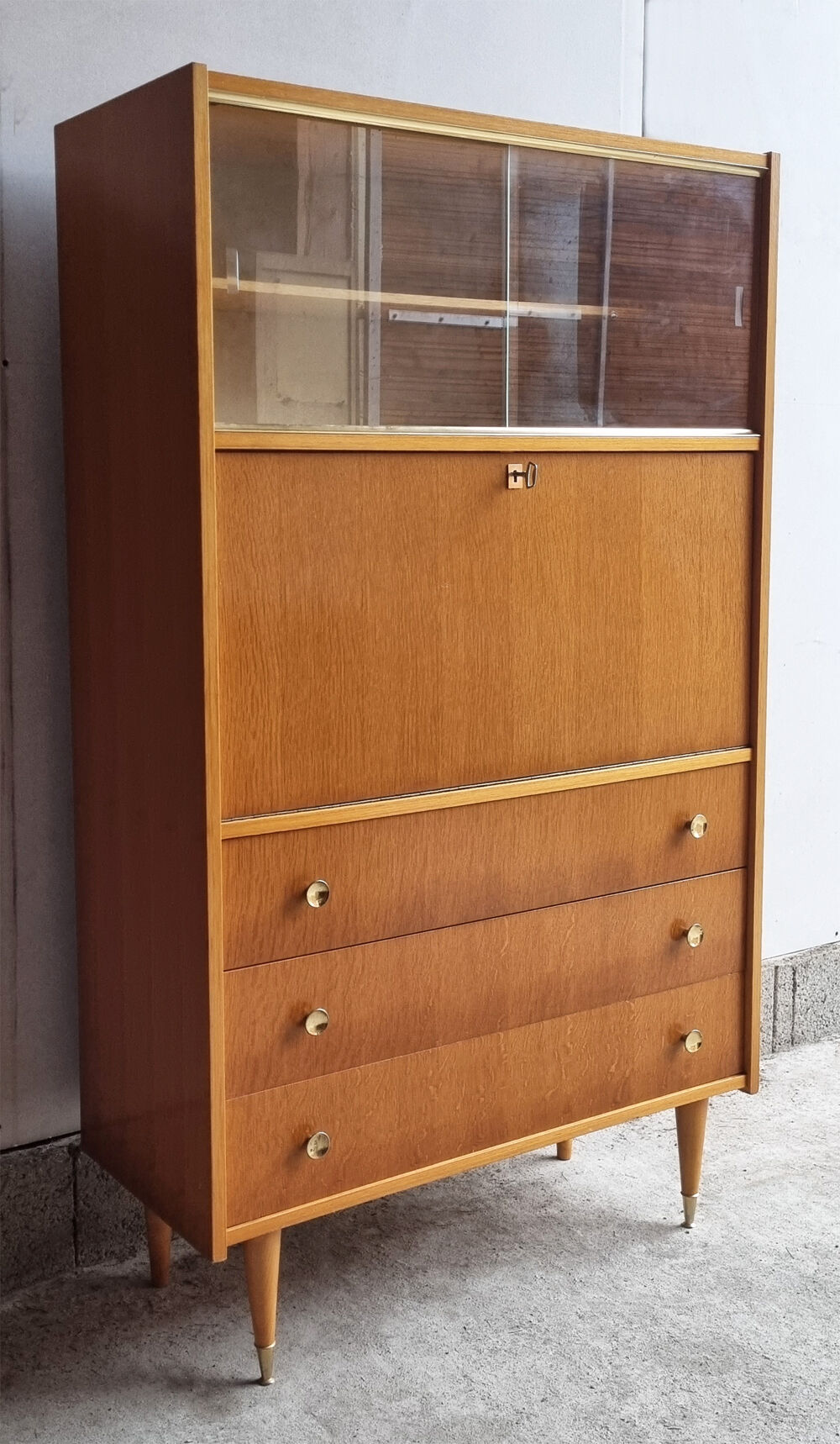 Secretary desk, vintage, 50s - 60s