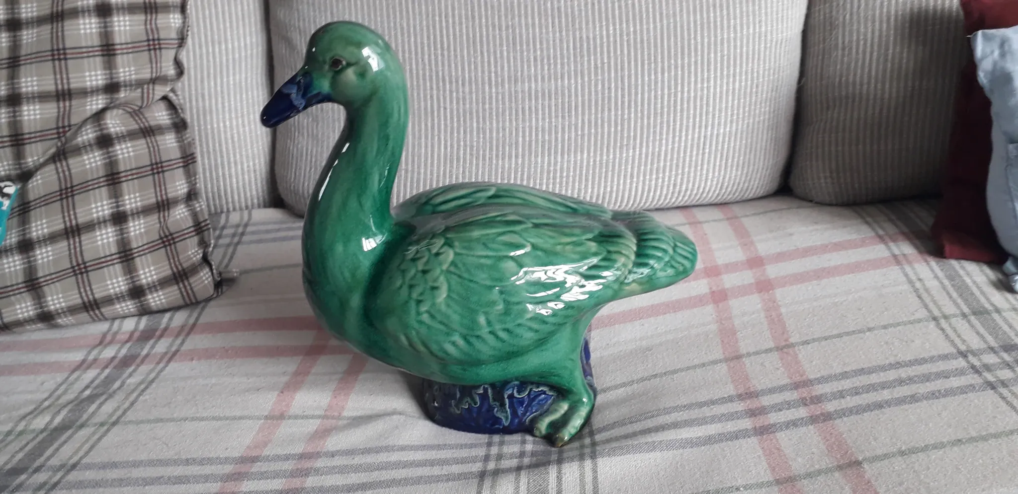 Vintage ceramic large duck