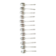 12 small spoons solid silver late nineteenth edmond bonnesoeur goldsmith