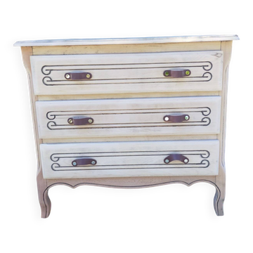 renovated wooden chest of drawers