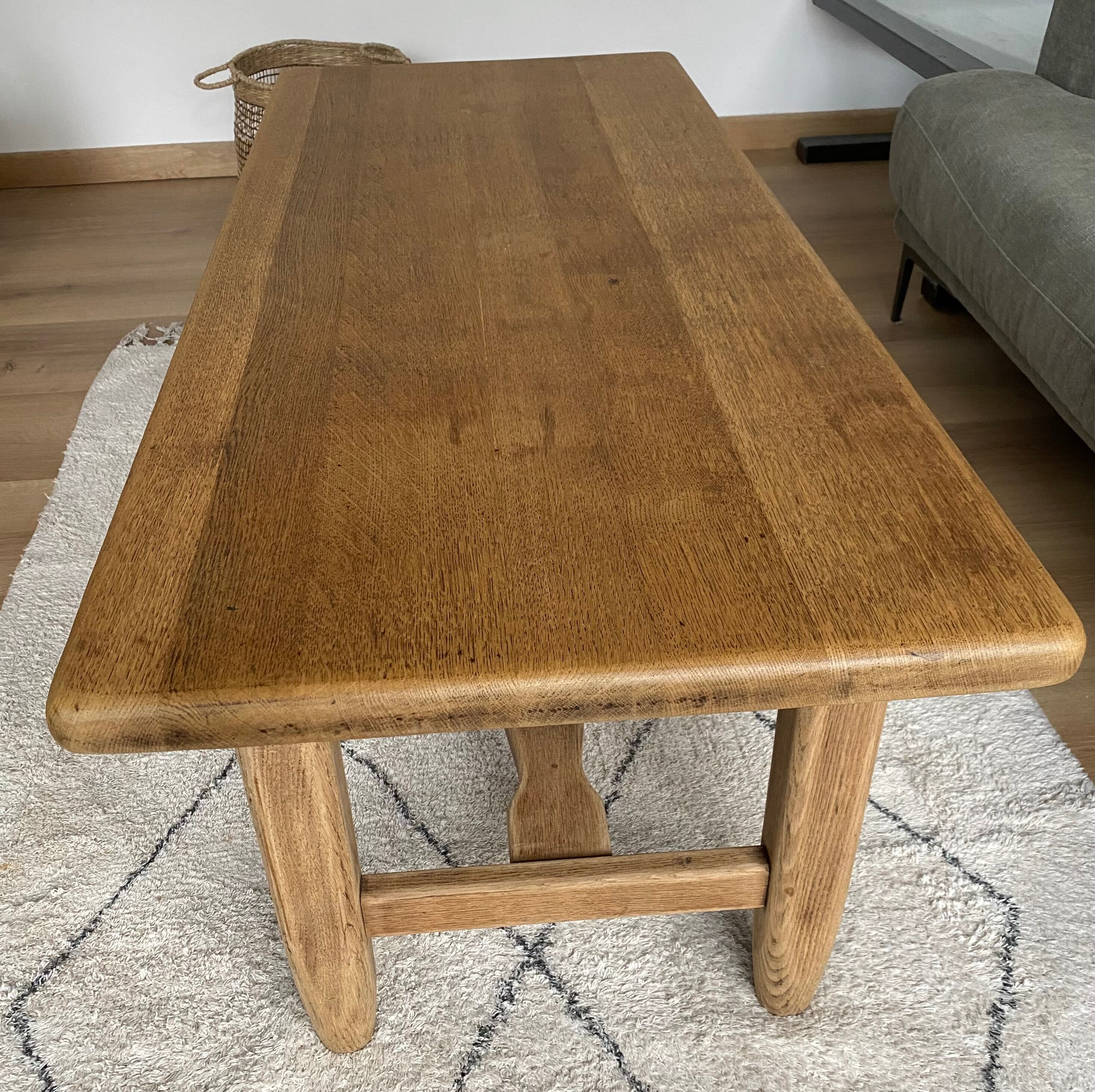 Oak coffee table