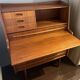 Danish multifunctional secretary (1960s) with desk and dressing table.