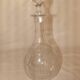 engraved crystal liqueur carafe from the late 19th century