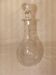 engraved crystal liqueur carafe from the late 19th century