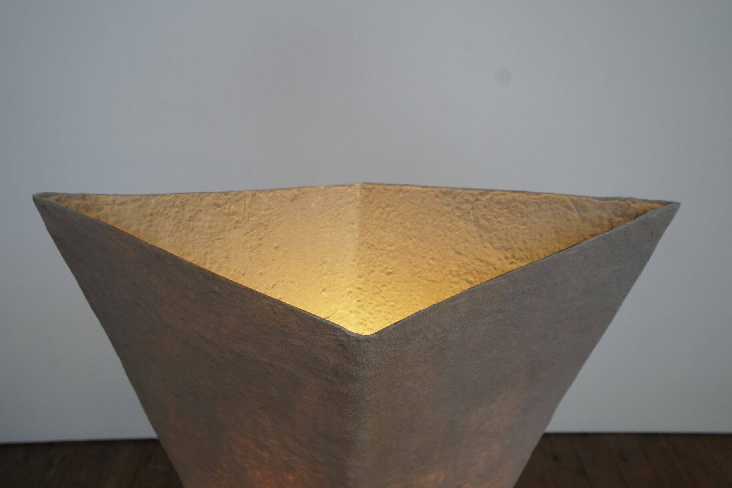 Postmodern fiberglass floor lamp