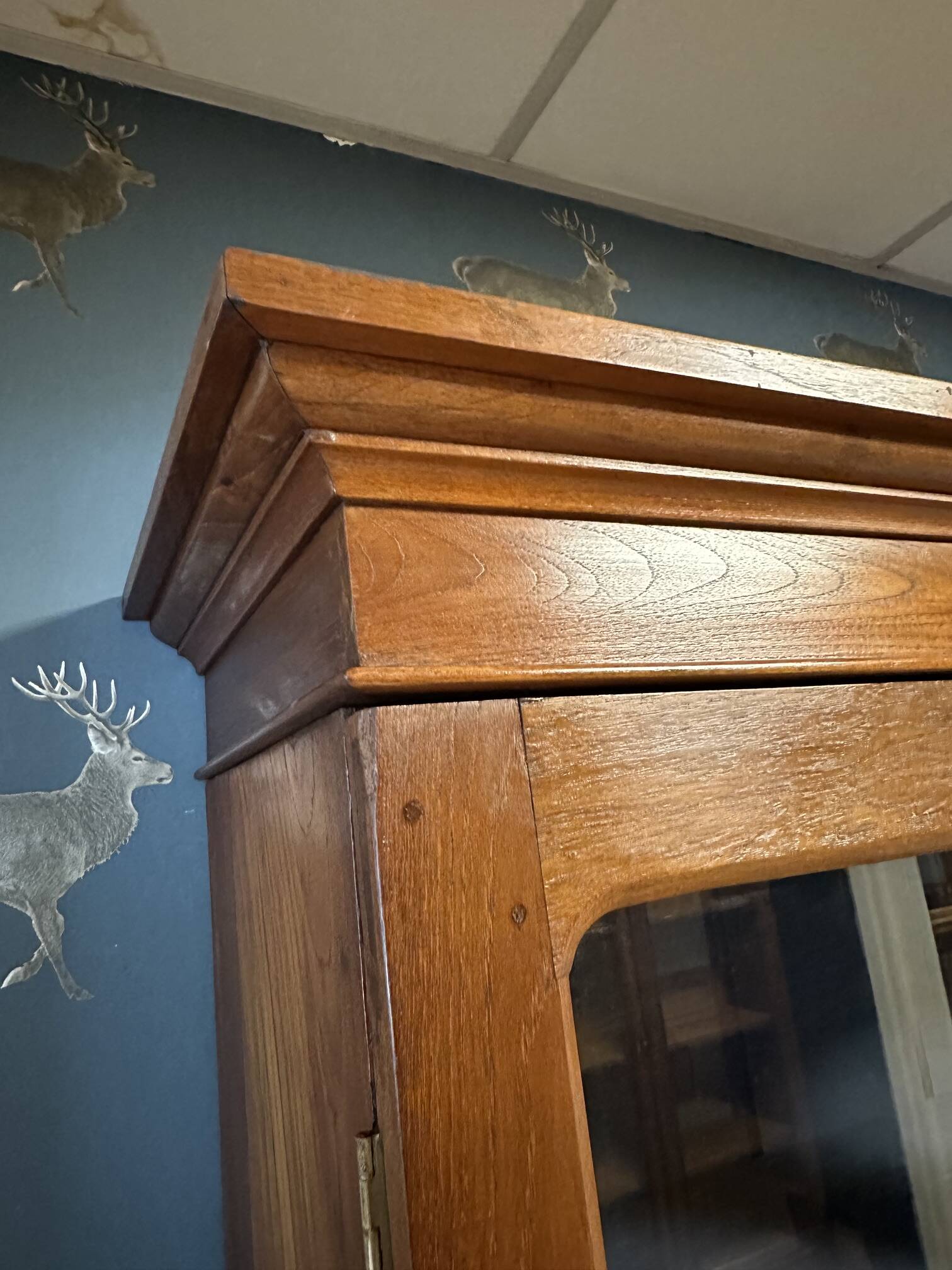 Large antique bookcase