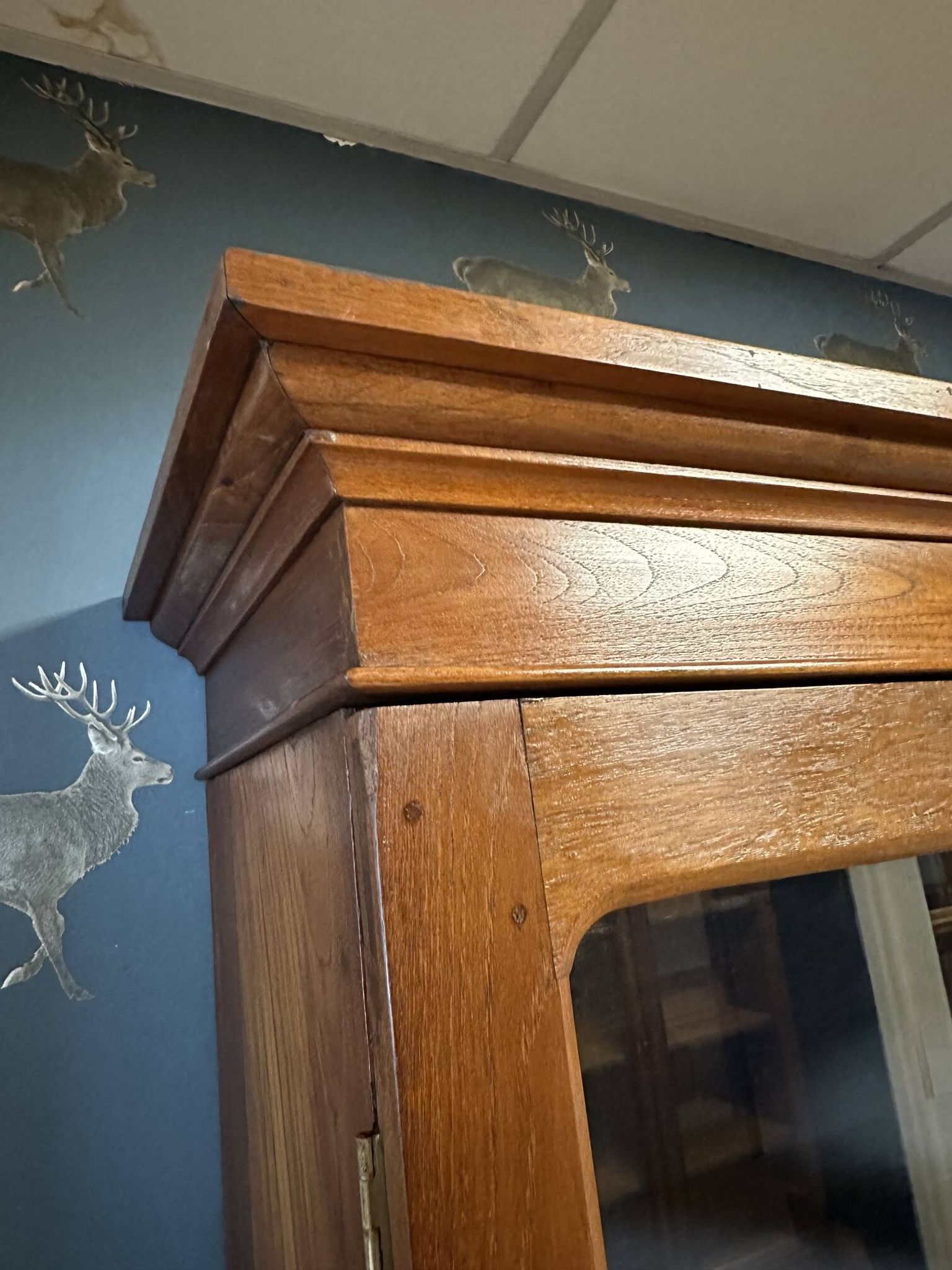 Large antique bookcase