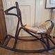 Rattan rocking horse