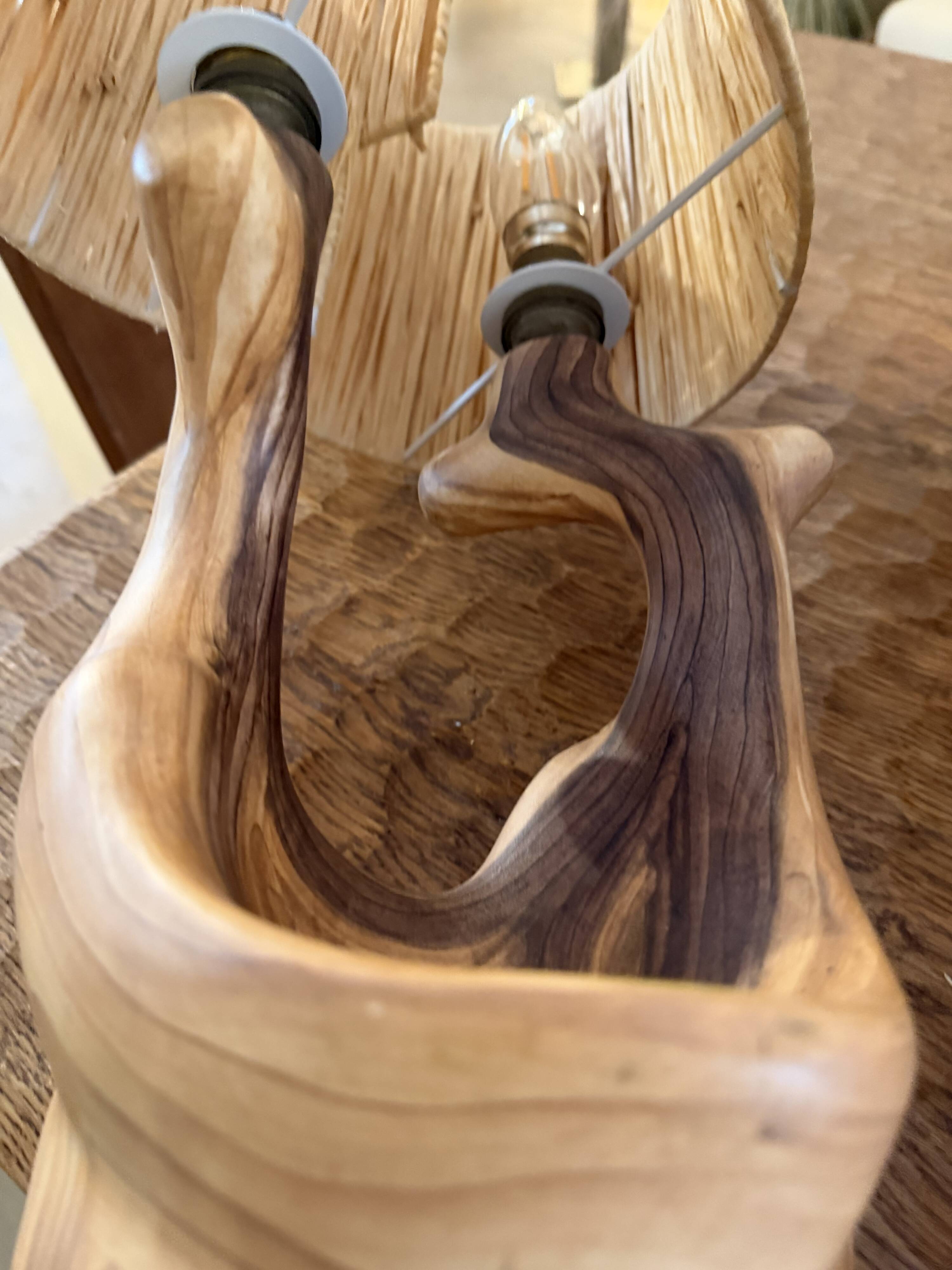 Grandjean Jourdan Vallauris pair of foot lamps 1960