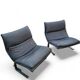 Chaises longues Onda Wave en design italien vintage par Giovanni Offredi / Saporiti des années 1980