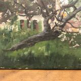 Landscape painting "Tree in Bloom"