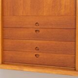 Buffet haut de Henry W. Klein pour Bramin en teck (Danemark, années 1960).