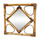 1970s rattan mirror France