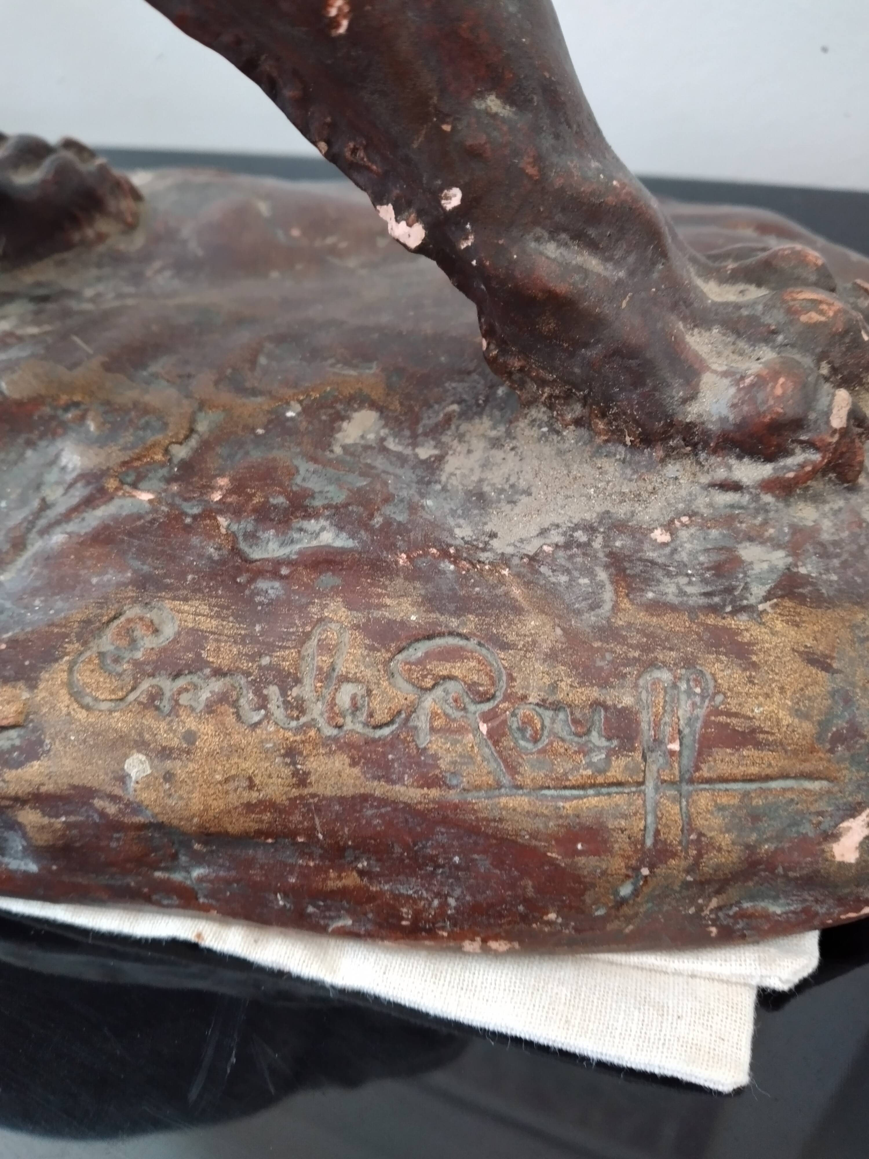 Animal sculpture by Emile Rouff