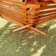 Scandinavian teak fruit basket