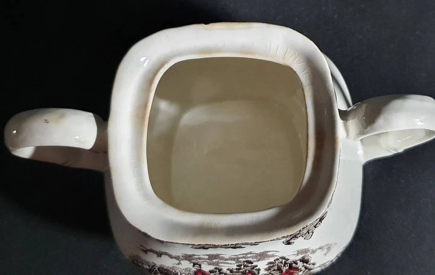 Creamer set / Milk jug and sugar bowl Myotts Country Life