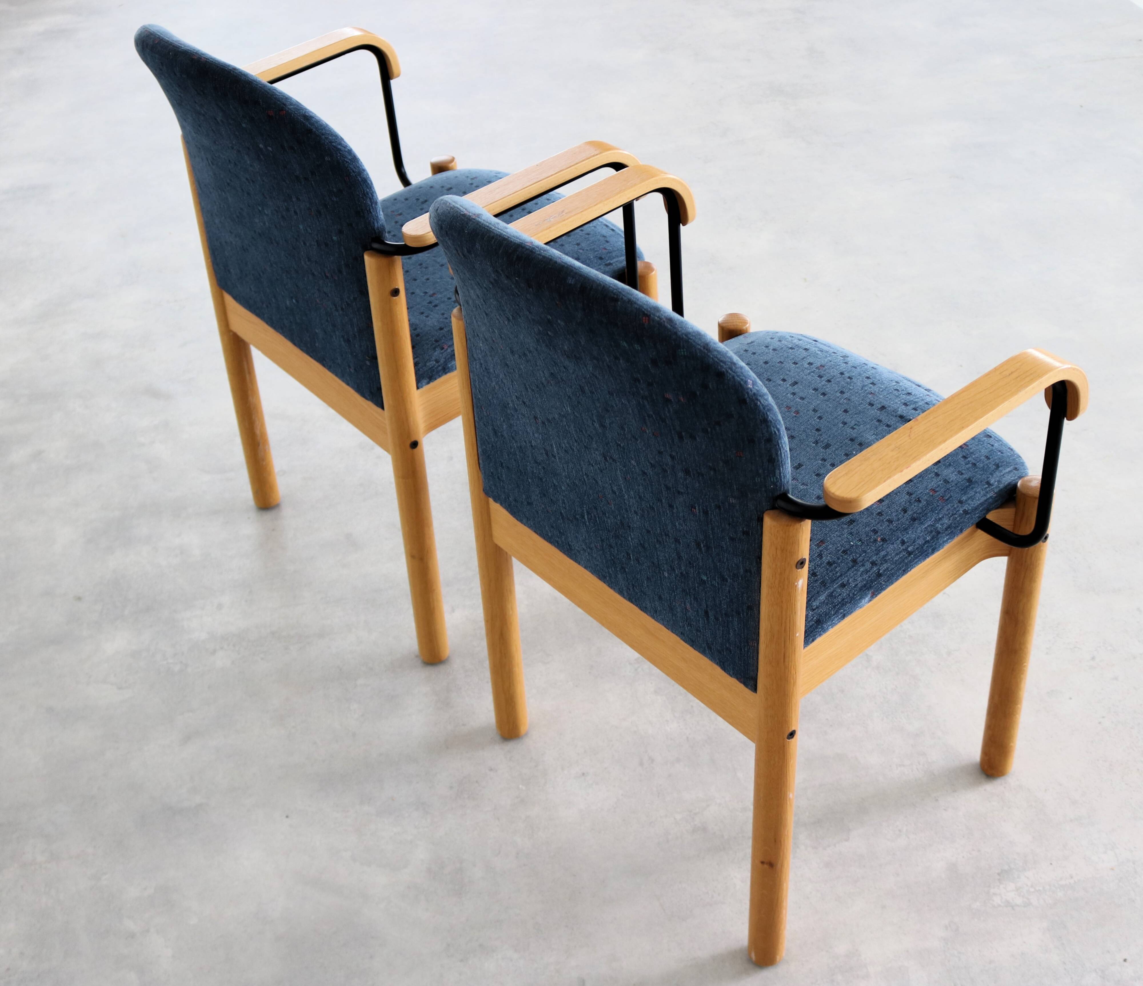 Chaises vintage | fauteuils | kinnarps | suède