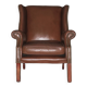 Mid century leather club chair, 1970s