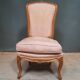 Louis xv style upholstered low chair