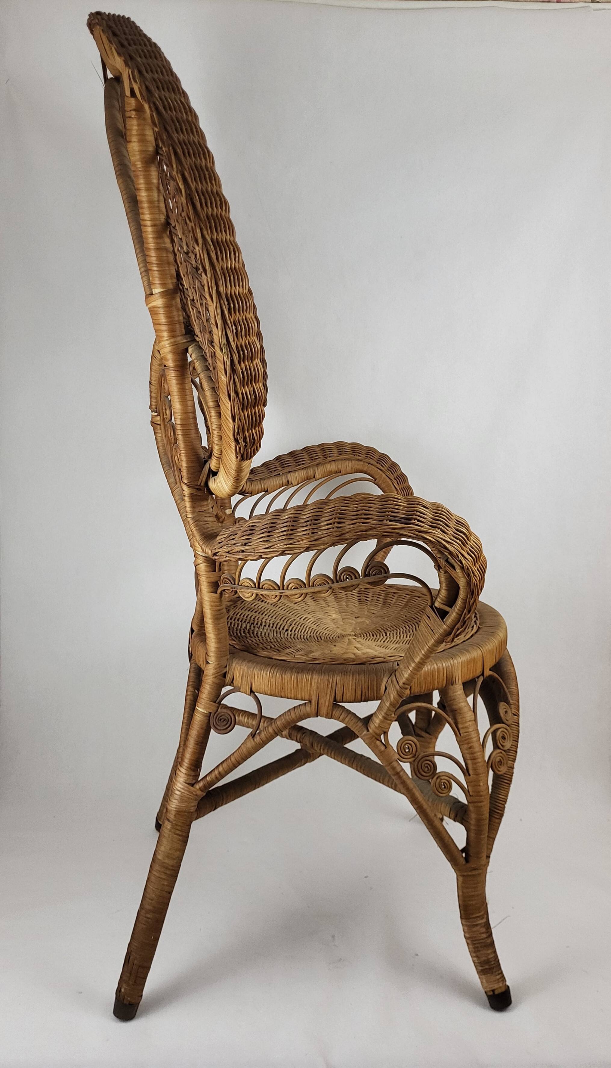 Emmanuelle Peacock Armchair 1960s