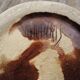 Old large brown ceramic vase from Vallauris