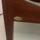 Pair of vintage Baumann armchairs – leather & solid wood – very good condition