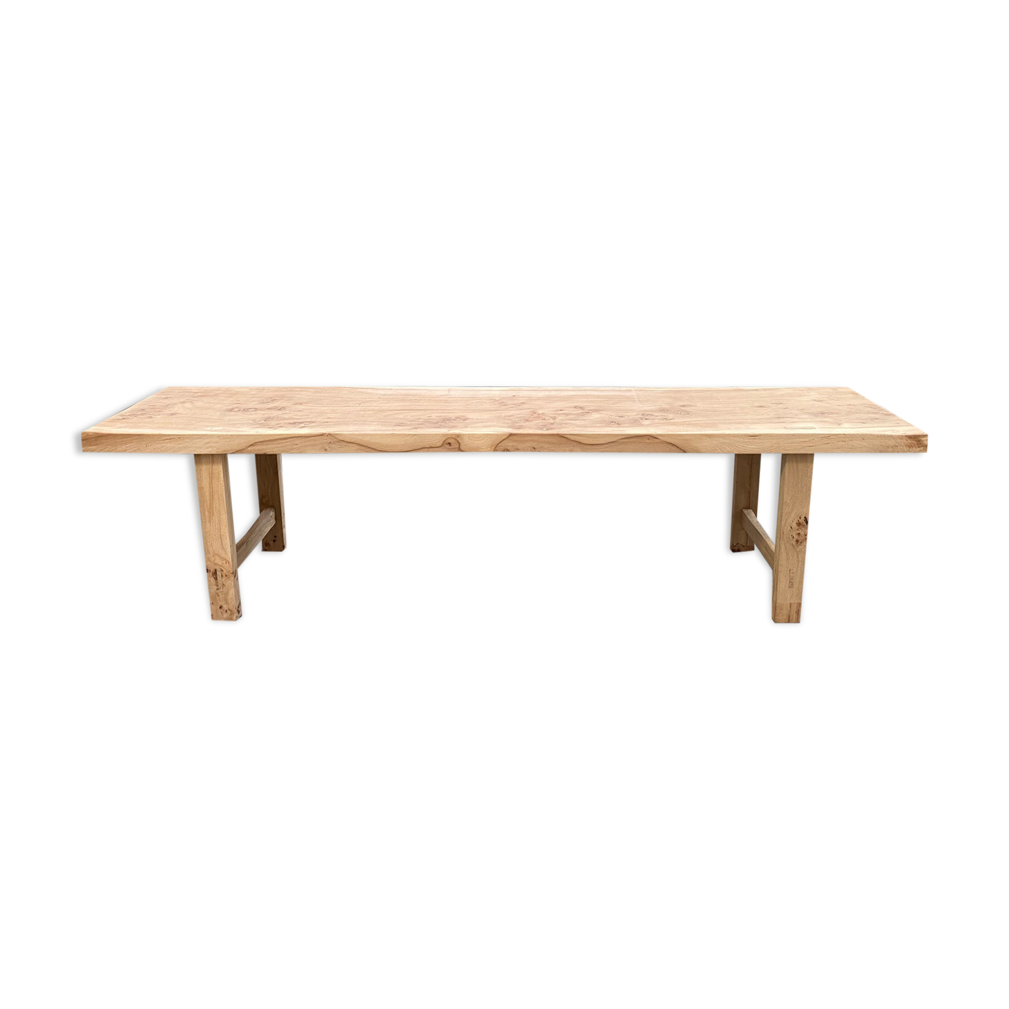 Table d’office en orme années 60