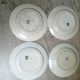 Set de 4 assiettes décor anémones Bertrand Bordeaux