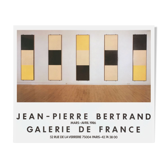 Jean-Pierre Bertrand, Galerie de France 1986