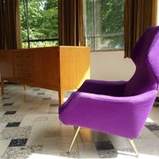 Rare Wingback Lounge Chair by Rudolf B. Glatzel for Alfred Kill, Germany 1950s